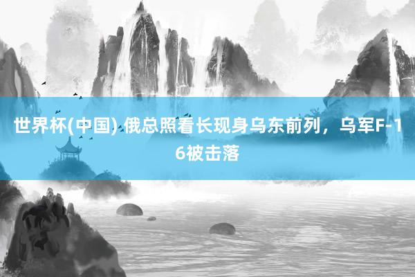 世界杯(中国) 俄总照看长现身乌东前列,乌军F-16被击落