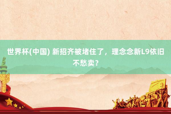 世界杯(中国) 新招齐被堵住了,理念念新L9依旧不愁卖?
