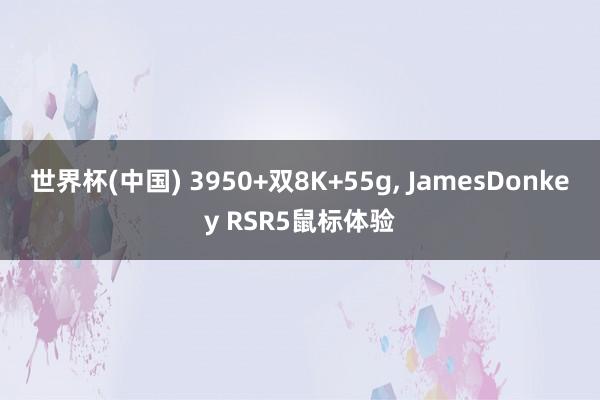 世界杯(中国) 3950+双8K+55g, JamesDonkey RSR5鼠标体验