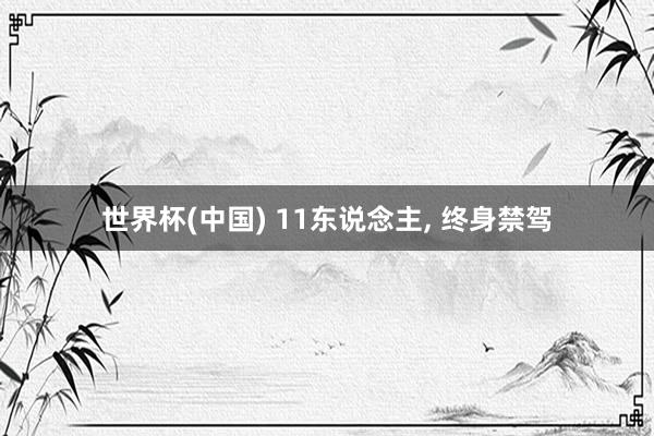 世界杯(中国) 11东说念主, 终身禁驾