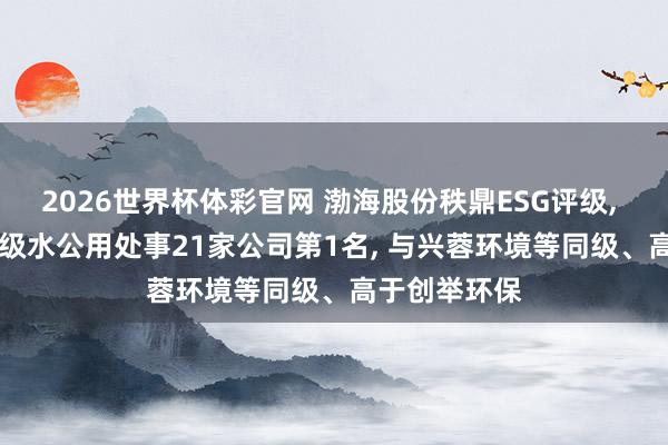 2026世界杯体彩官网 渤海股份秩鼎ESG评级, 位居GICS三级水公用处事21家公司第1名, 与兴蓉环境等同级、高于创举环保
